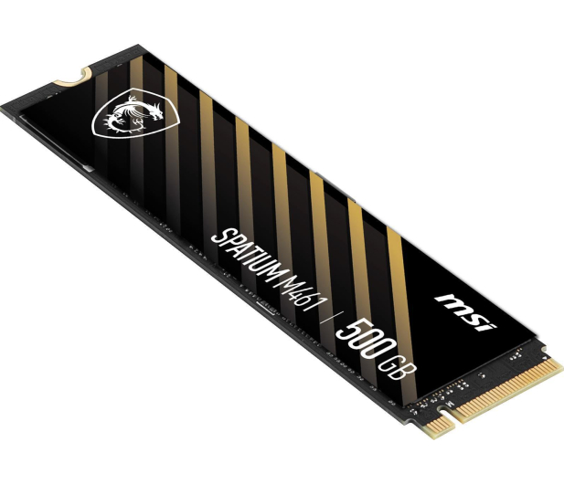 MSI SPATIUM M461 PCIe 4.0 NVMe M.2 500GB - 1117185 - zdjęcie 3